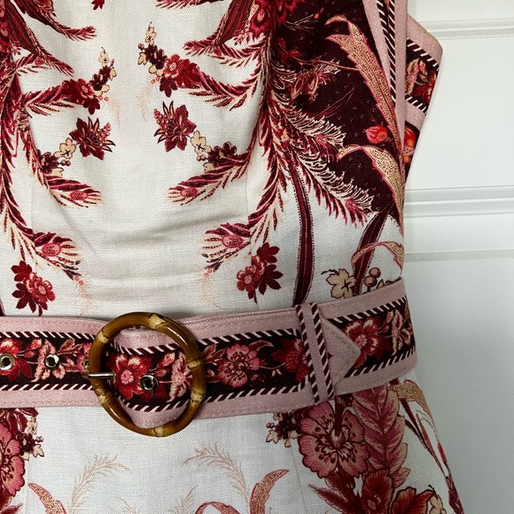 Zimmermann Red and White Mini Dress - Picture 6 of 8